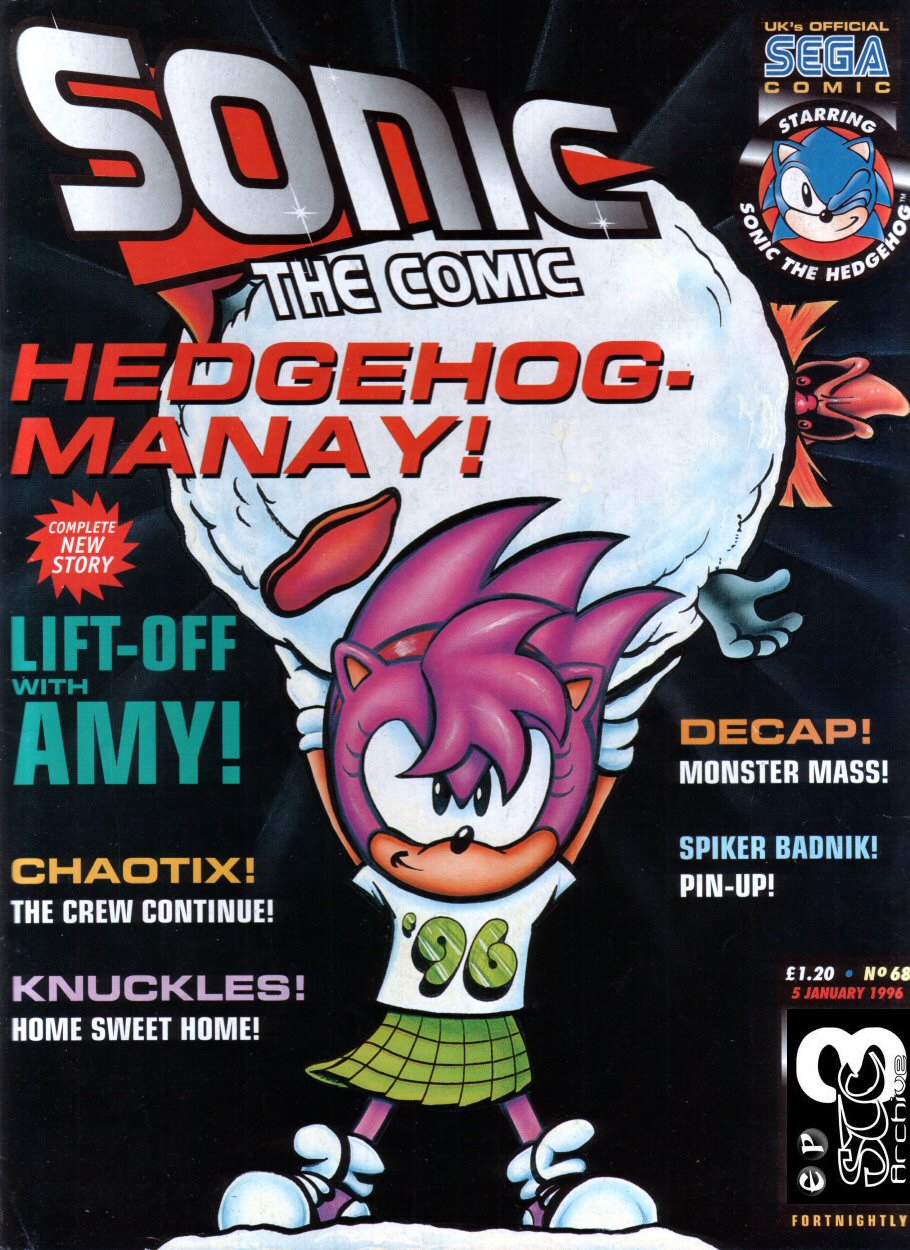 Sonic - The Comic Issue No. 068 Cover Page